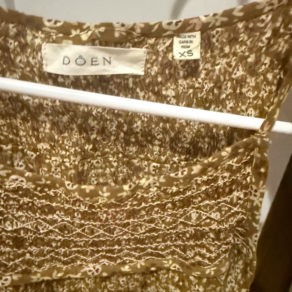DÔEN Brown Floral Sundress